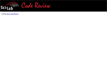 Tablet Screenshot of codereview.scilab.org